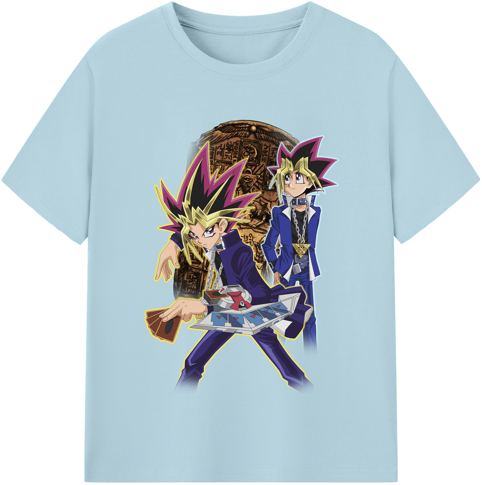 （画像用） 遊☆戯☆王 Yu-Gi-Oh! 綿100％半袖Tシャツ（フロントプリント）